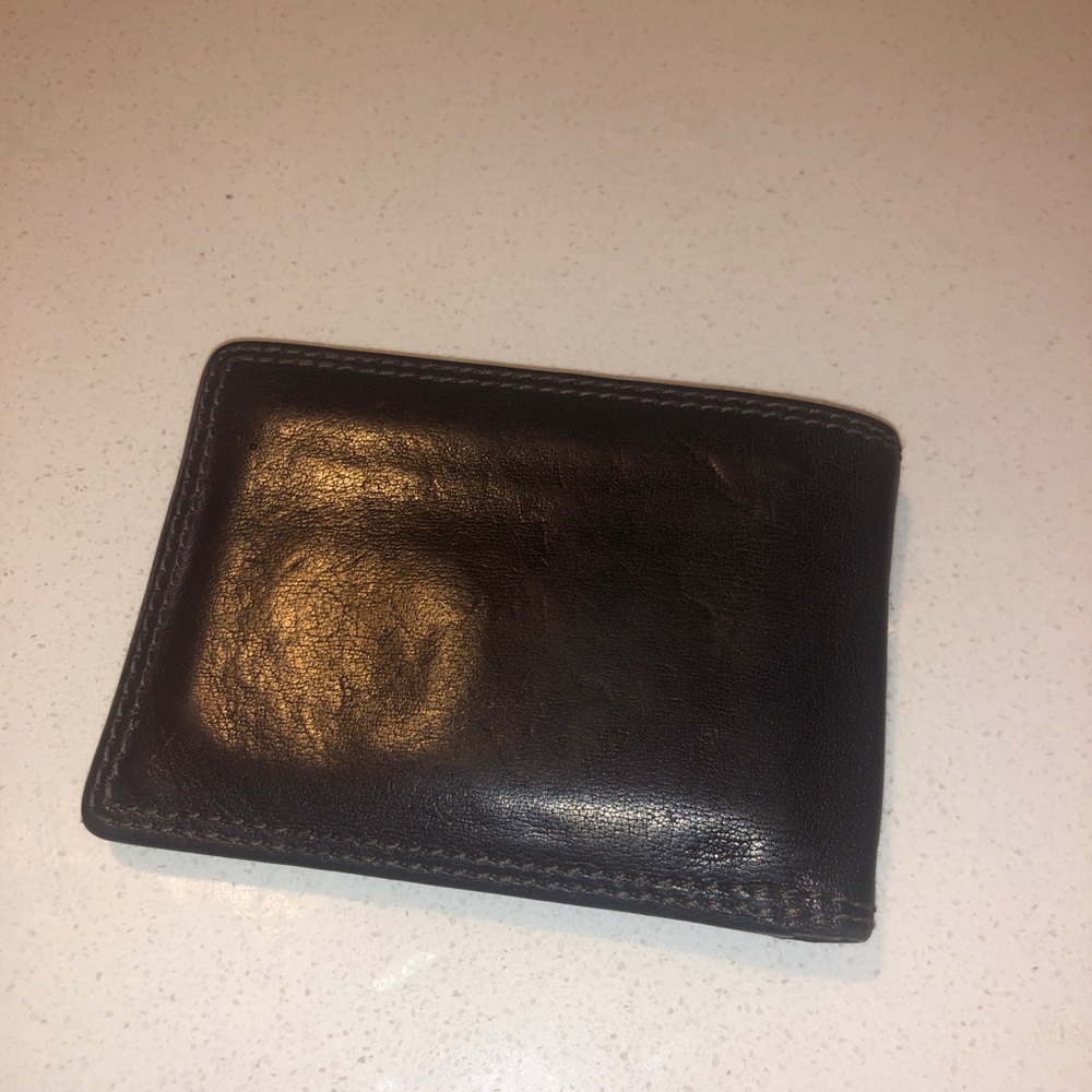 Oroton wallet brown leather - Picture 3 of 4